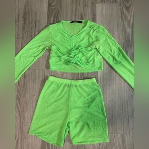 Jaded London Shear Two Piece Set